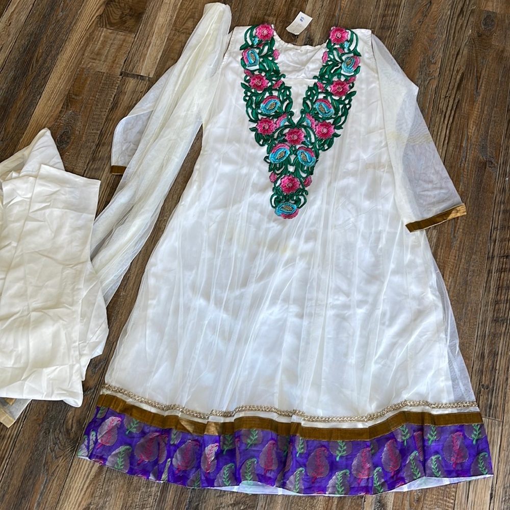 Anarkali suit with embroidery work